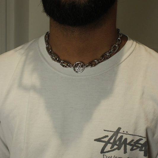 Silver Logo Chain